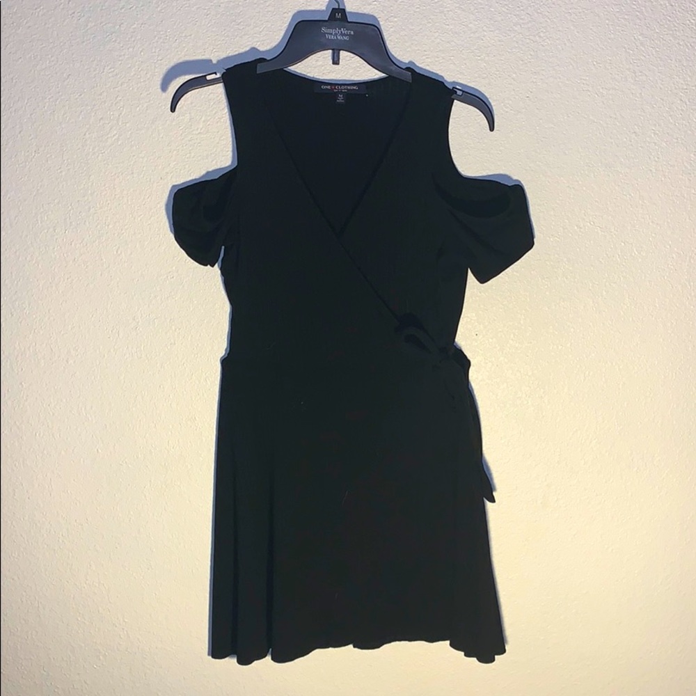 Flowy black dress